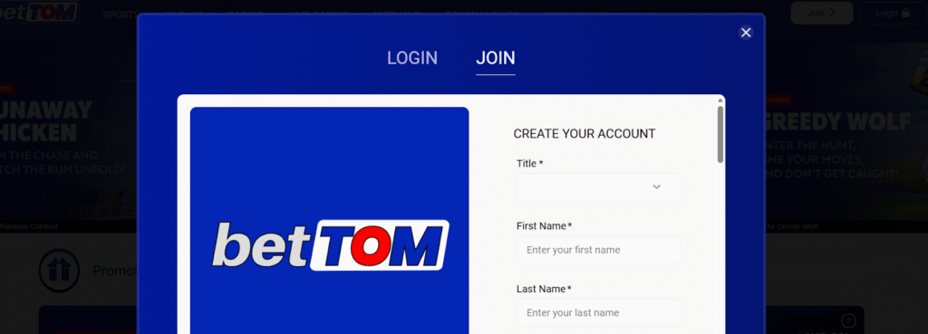 Step-by-Step: How to Claim BetTOM Sign Up Offer