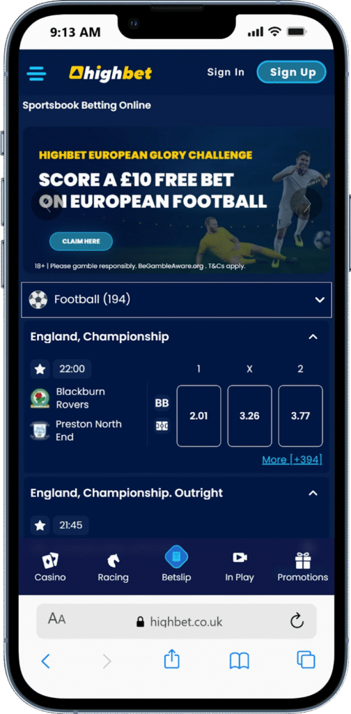 Highbet Sports Betting