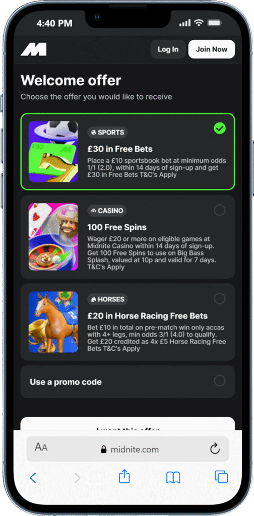 What Is the Midnite Registration Bonus?