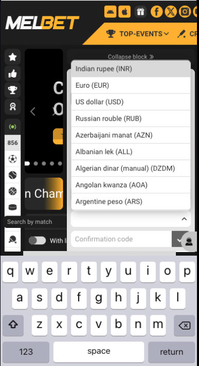 melbet promo code currencies