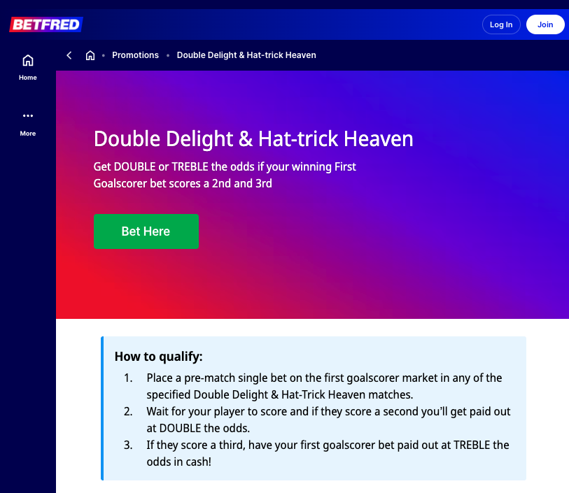 betfred double delight existing customer offer