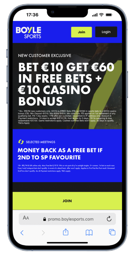 boylesports ireland welcome offer