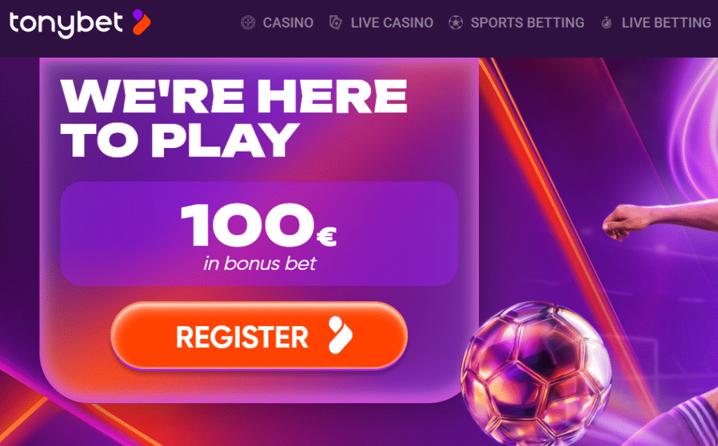 Tonybet promo code