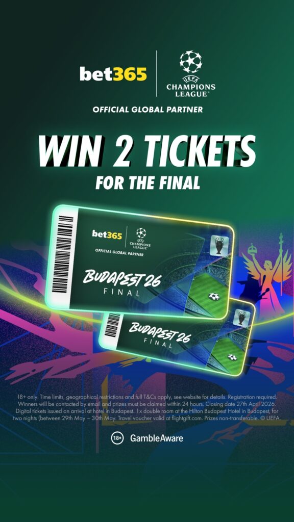 bet365 UEFA UCL tickets