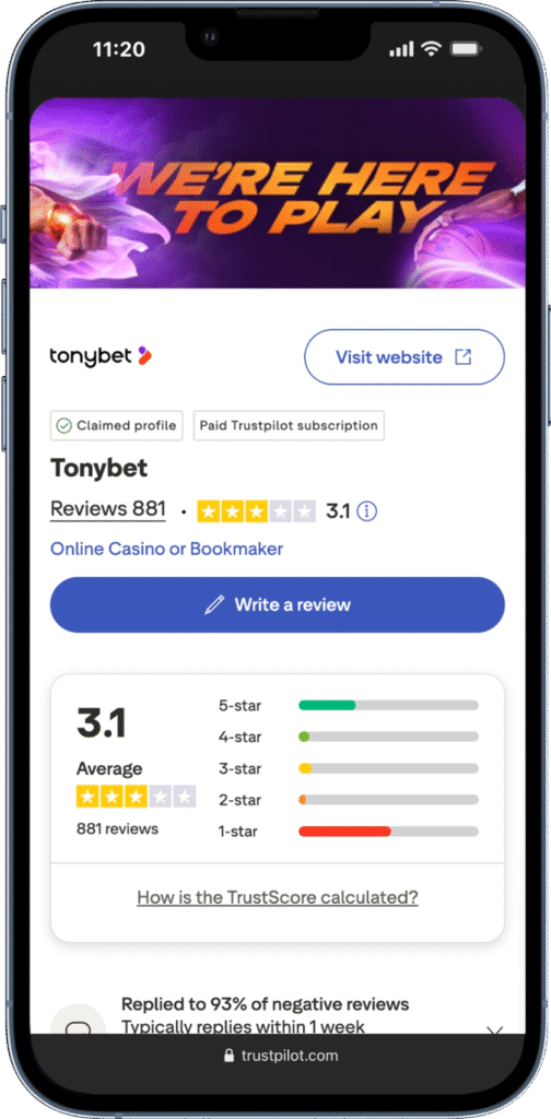 Tonybet Promo Code Ireland