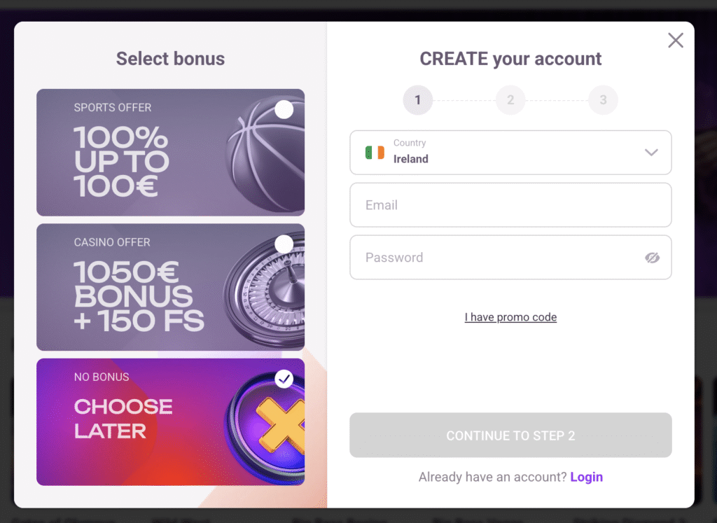 Tonybet Promo Code Ireland