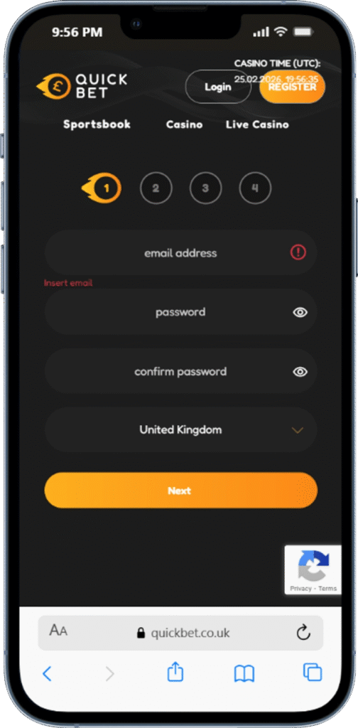 Quickbet Registration Guide
Quickbet Sign Up