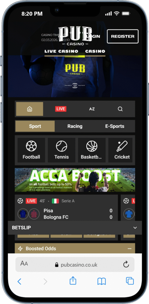 PUB casino Sports betting