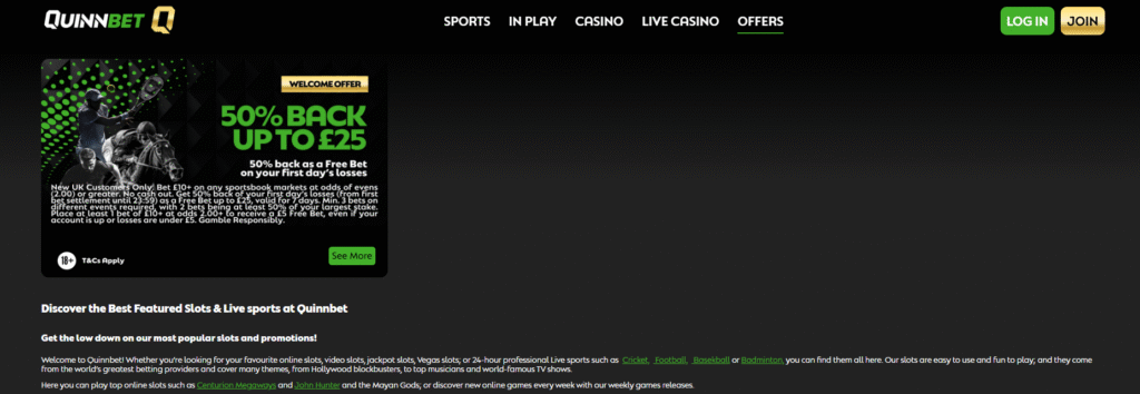 What Is the Quinnbet Registration Bonus?