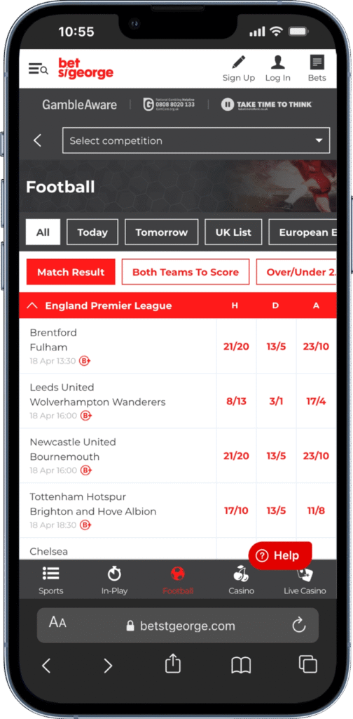Bet St George Sign Up Offer