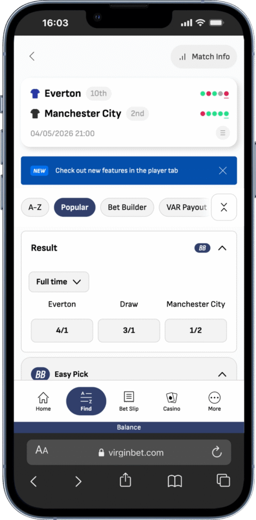 VirginBet Sign Up Offer