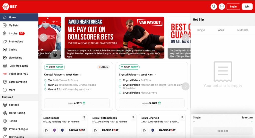 VirginBet Sign Up Offer