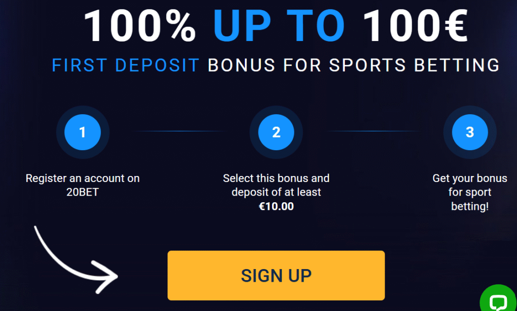 20bet promo code