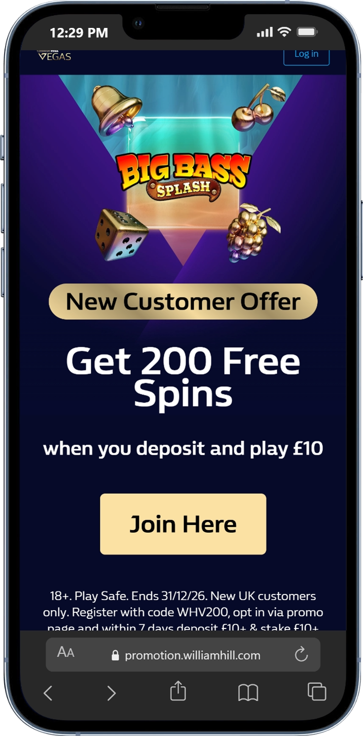 William Hill promo code - Casino