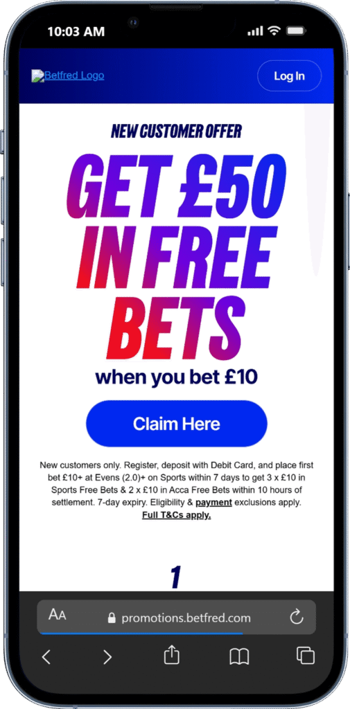 Betfred World Cup Offer