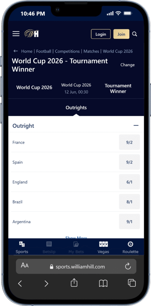 William Hill - World Cup 2026