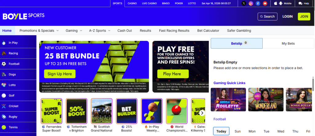 Boylesports Sports Betting App