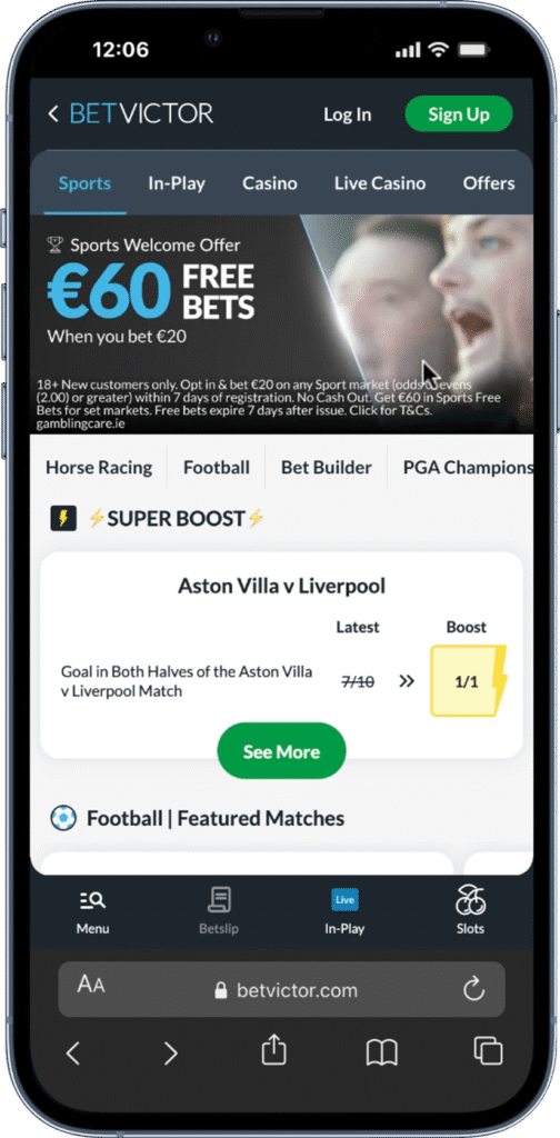 Betvictor bonus code
