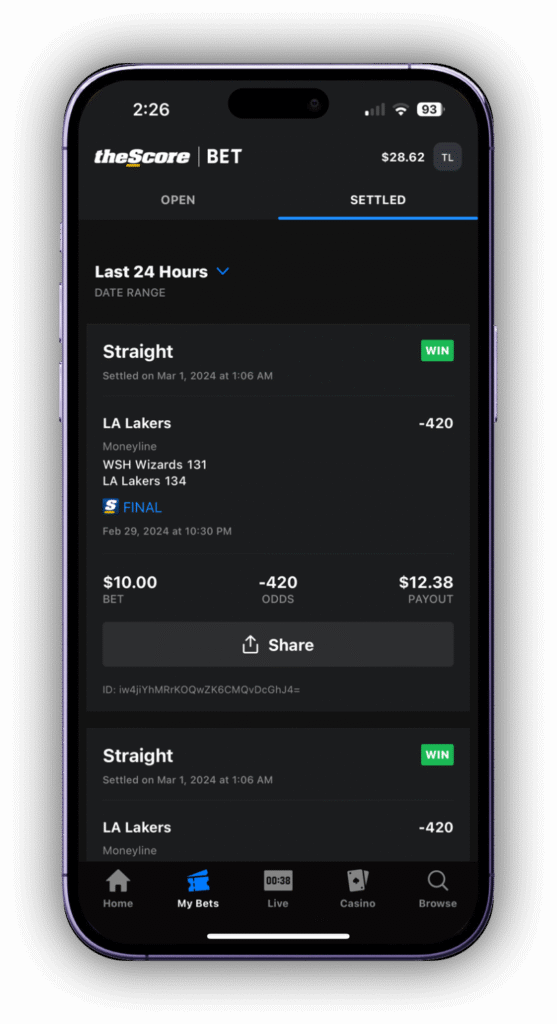theScore Bet 