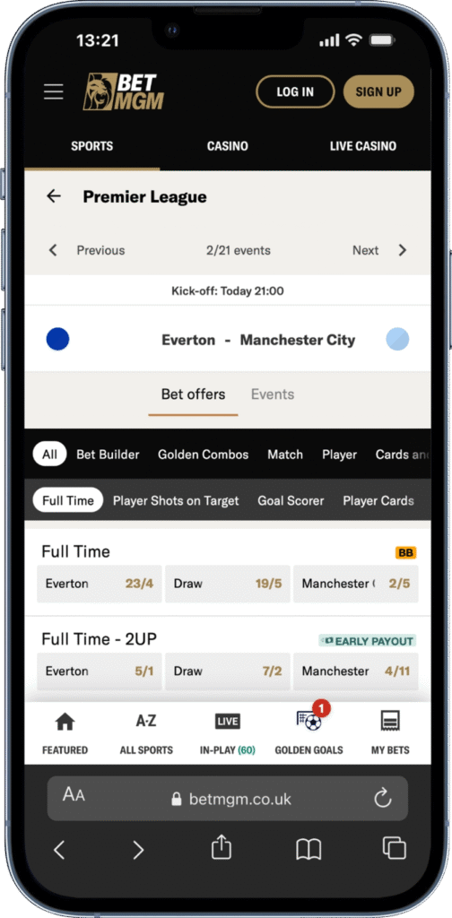 BetMGM app