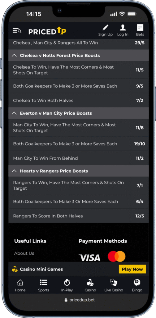 PricedUp Review
Everton on PricedUp