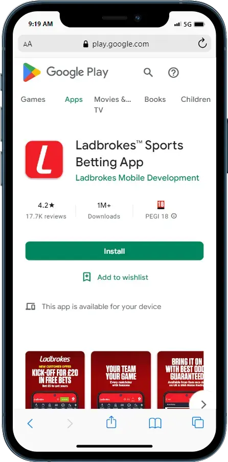 Ladbrokes App
