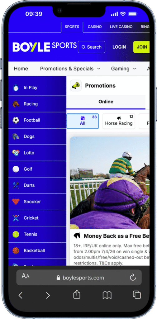 BoyleSports App