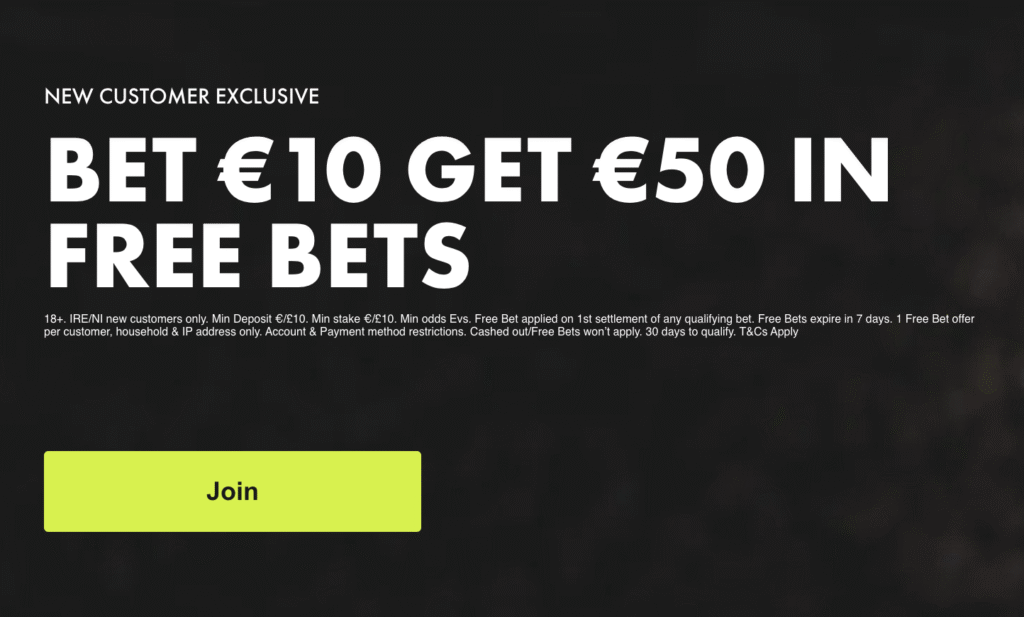 boylesports new world cup offer