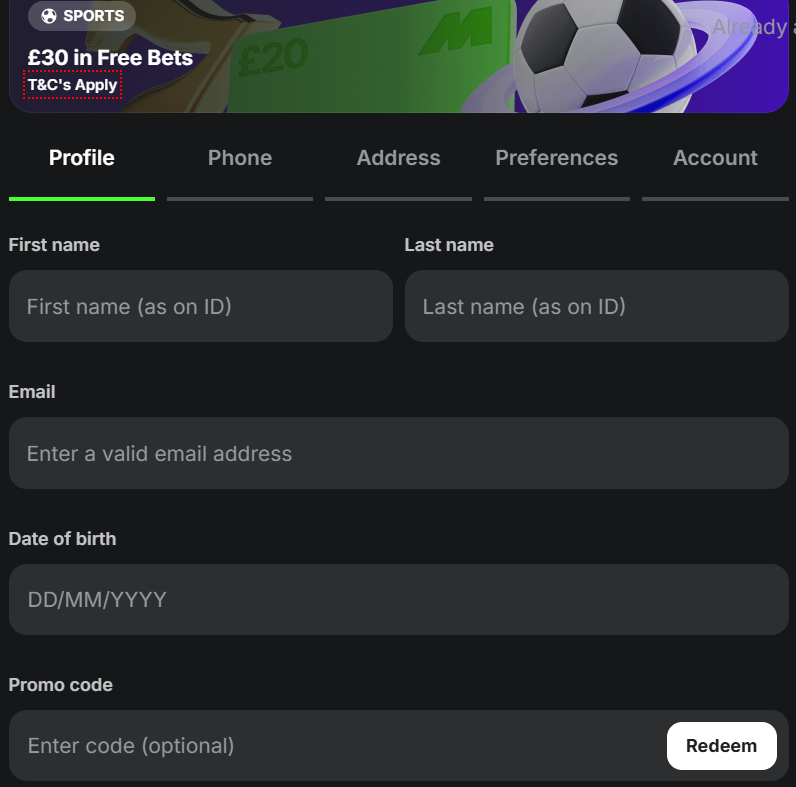 Bet10 Get 30