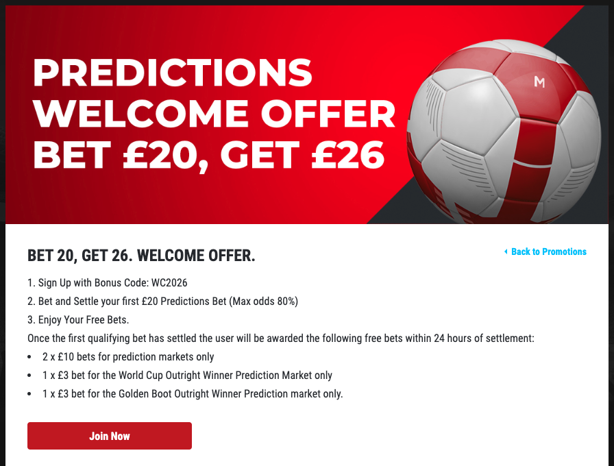 matchbook prediction offer