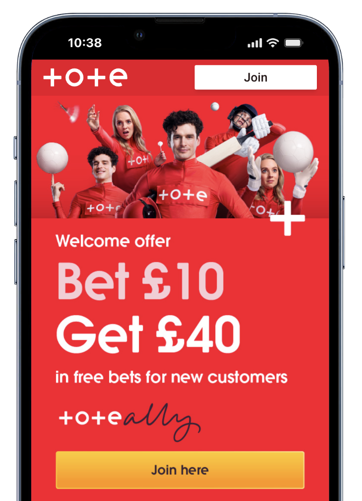 tote welcome offer screenshot