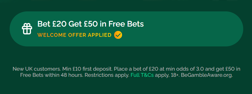 SBK Sign up offer