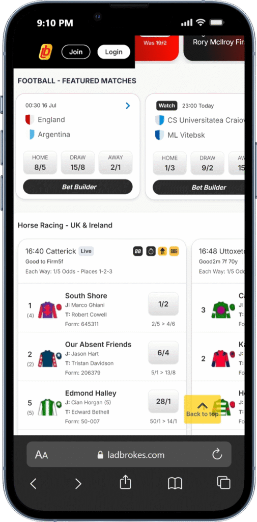 Ladbrokes bonus code