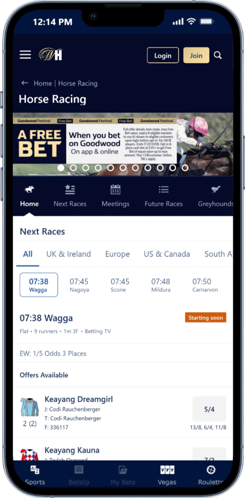 Best Odds Guaranteed on William Hill