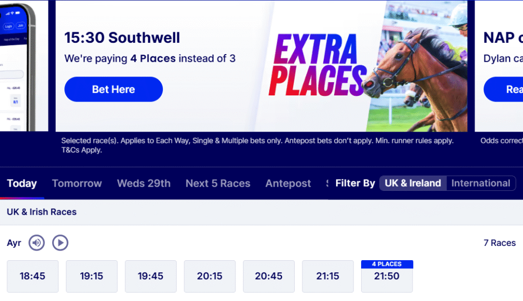 Betfred Horse Racing