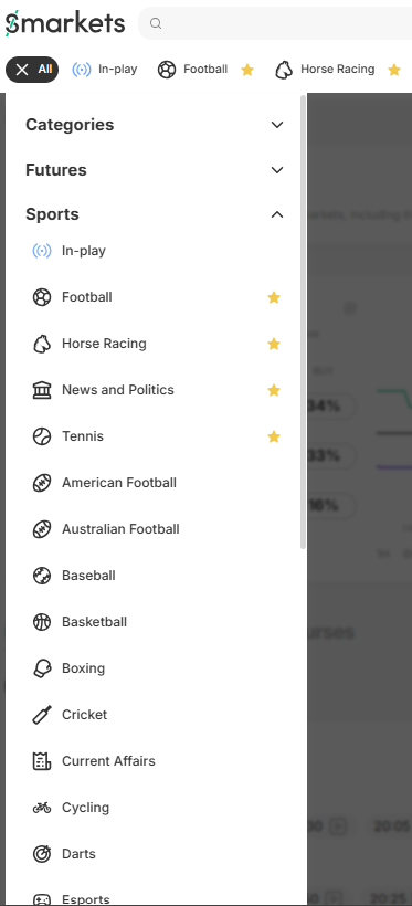 Smarkets Prediction Markets