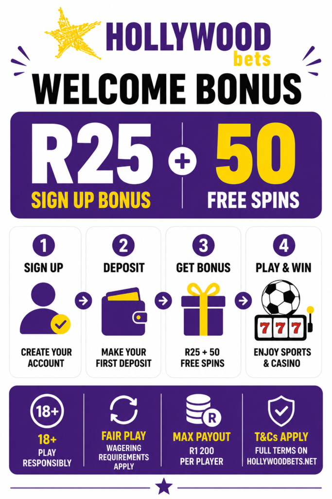 hollywoodbets code infographic