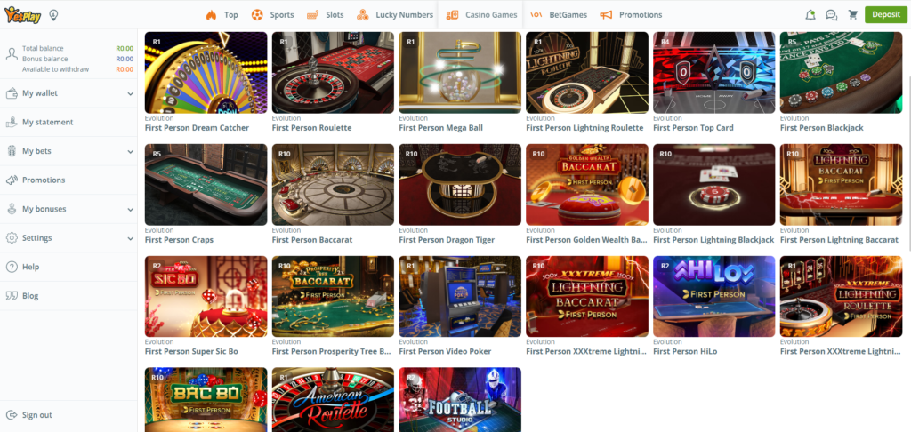YesPlay Live Casino