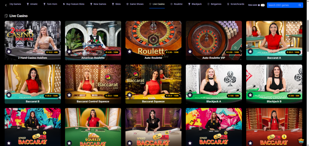 BetXchange Live Casino