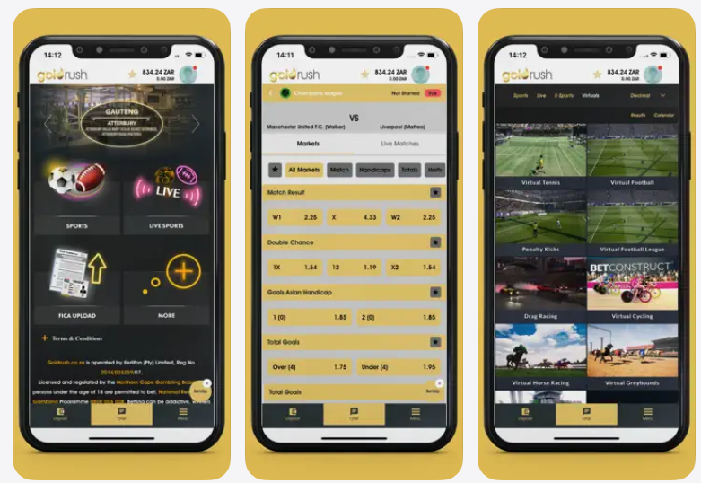 Goldrush Mobile App