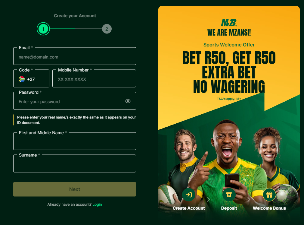 Step-by-Step: How to Use the Mzansibet Promo Code