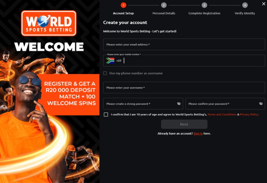 Step-By-Step: How to Use the World Sports Betting Promo Code