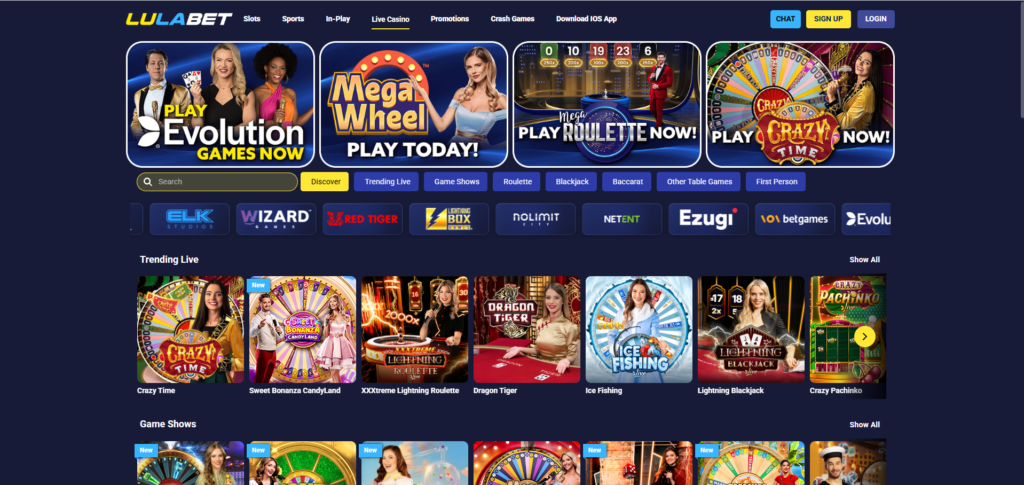 LulaBet Live Casino