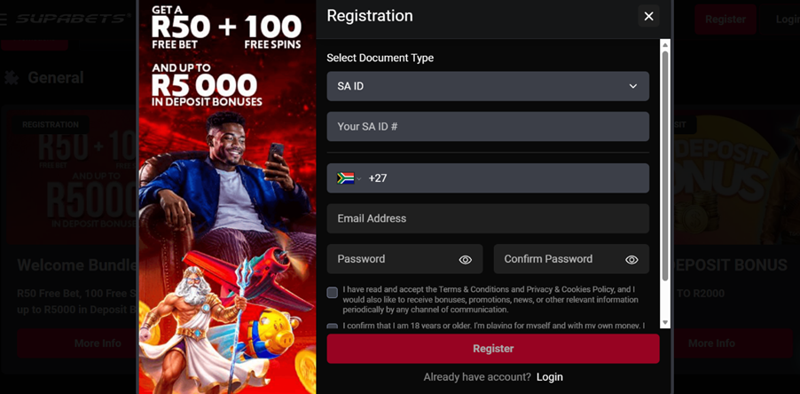 Supabets Sign Up Bonus