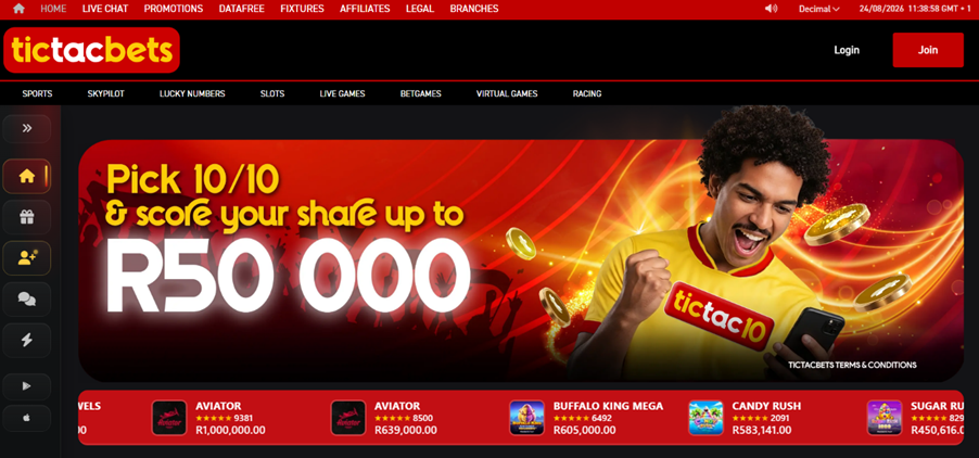 Tic Tac Bets Promo Code